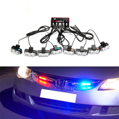 KIT DE LUCES FLASHER 8 MODULOS (varios colores) - Imagen 3