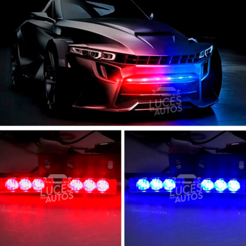 KIT DE LUCES FLASHER 8 MODULOS (varios colores) - Imagen 2