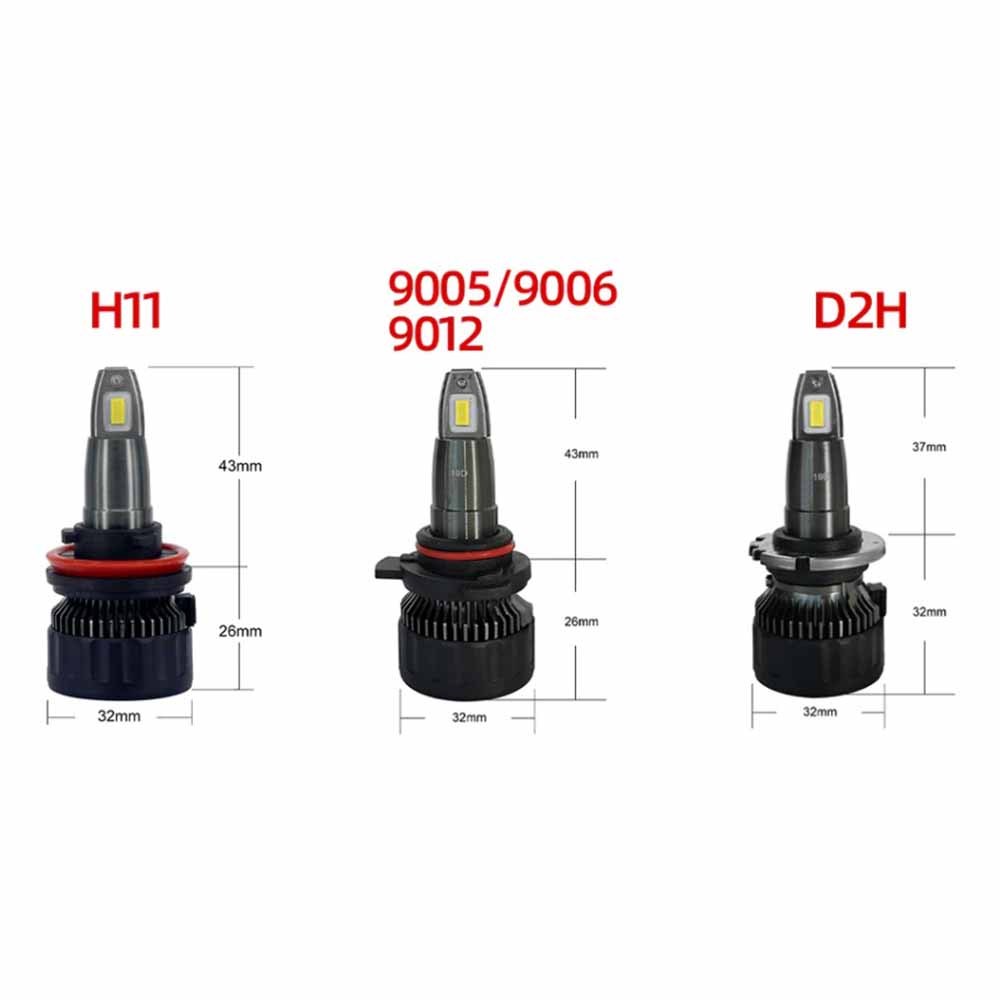 BOMBILLAS LED H1, H7, H11, 9005, 9006 Modelo X1