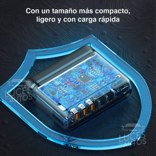 PUERTO DE CARGA USB Y TIPOC 140W LDNIO A6140C - Imagen 2