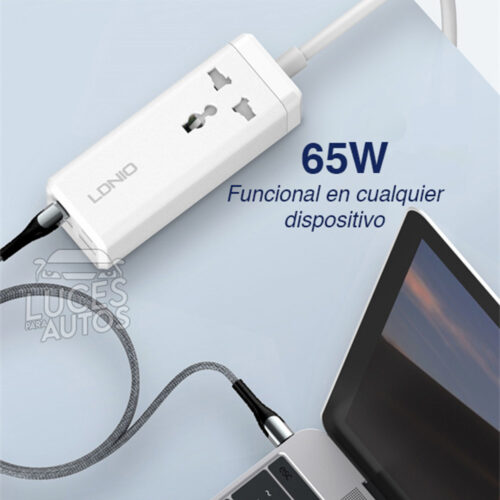 REGLETA CON PUERTOS USB TIPO C LDNIO SC1418 - Imagen 3