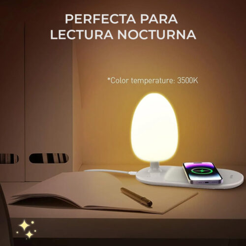 LÁMPARA RGB CON CARGADOR WIRELESS LDNIO Y3 - Imagen 12