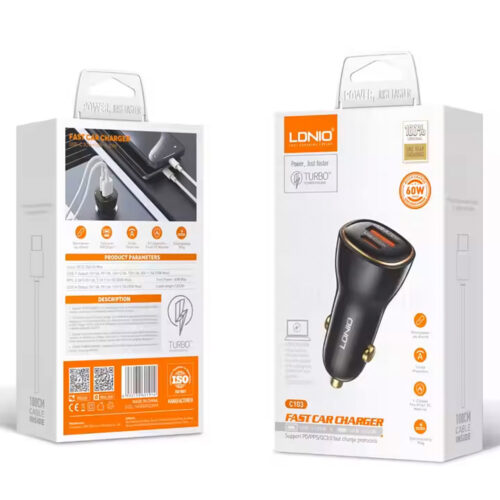 CARGADOR DE CIGARRERA TIPO C LDNIO