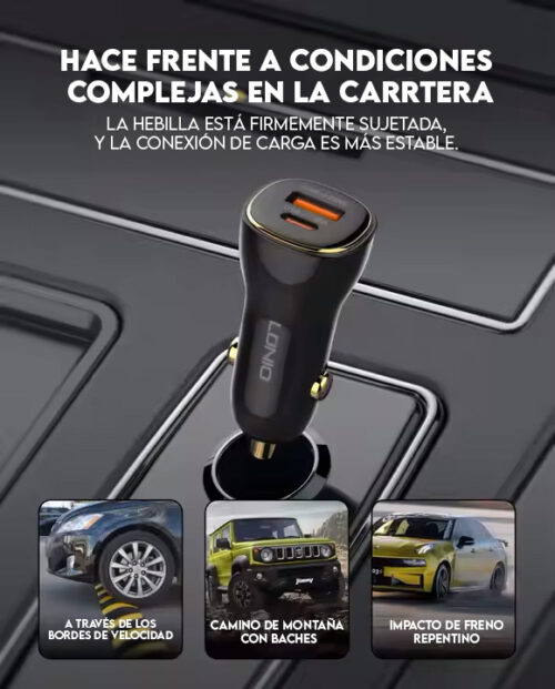 CARGADOR DE CIGARRERA TIPO C LDNIO - Imagen 5